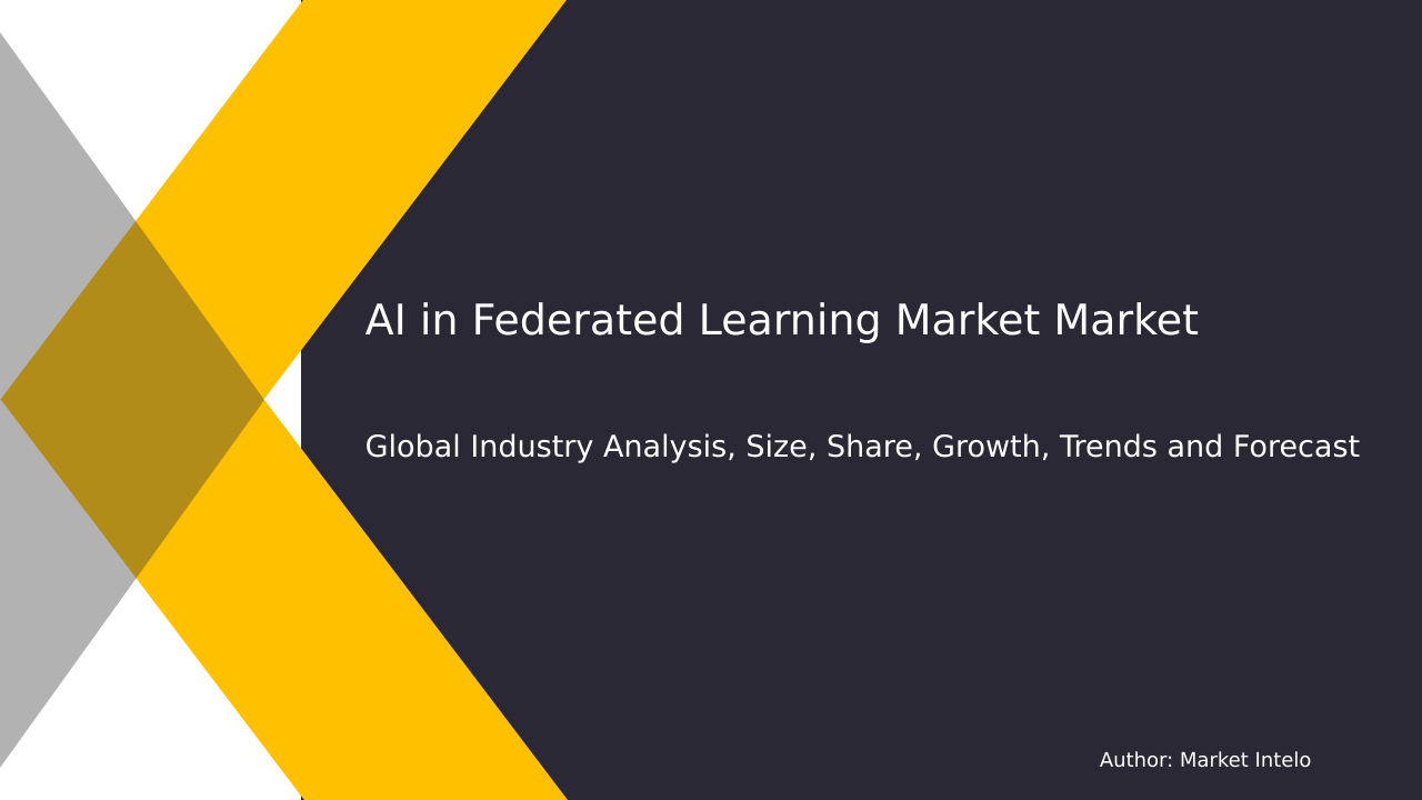 AI in Federated Learning Market Research Report 2033