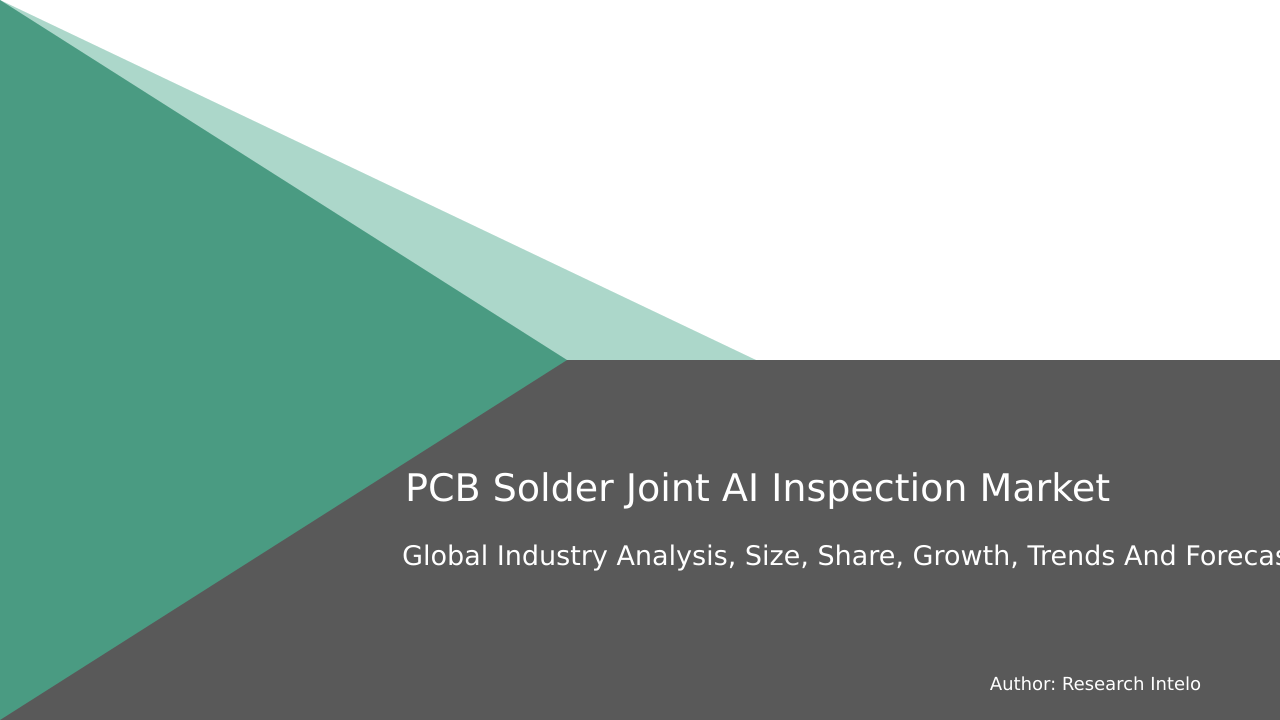 PCB Solder Joint AI Inspection Market Research Report 2033