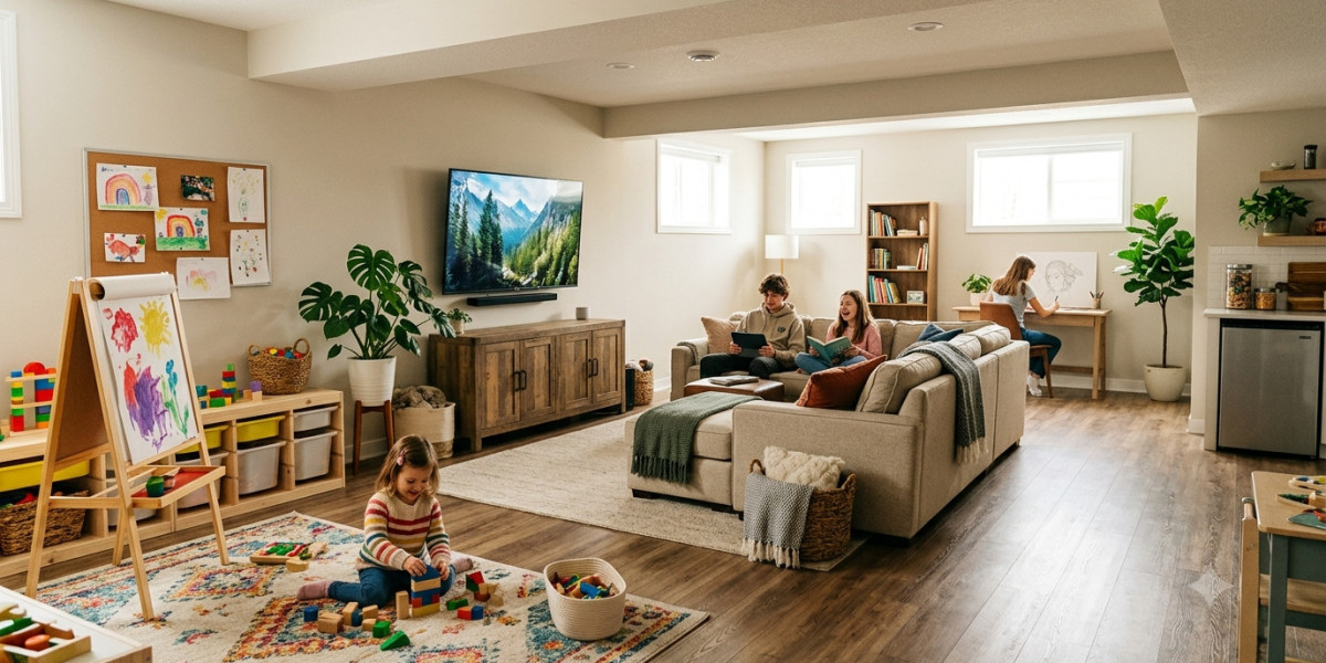 Designing a Basement That Grows With Your Family's Needs