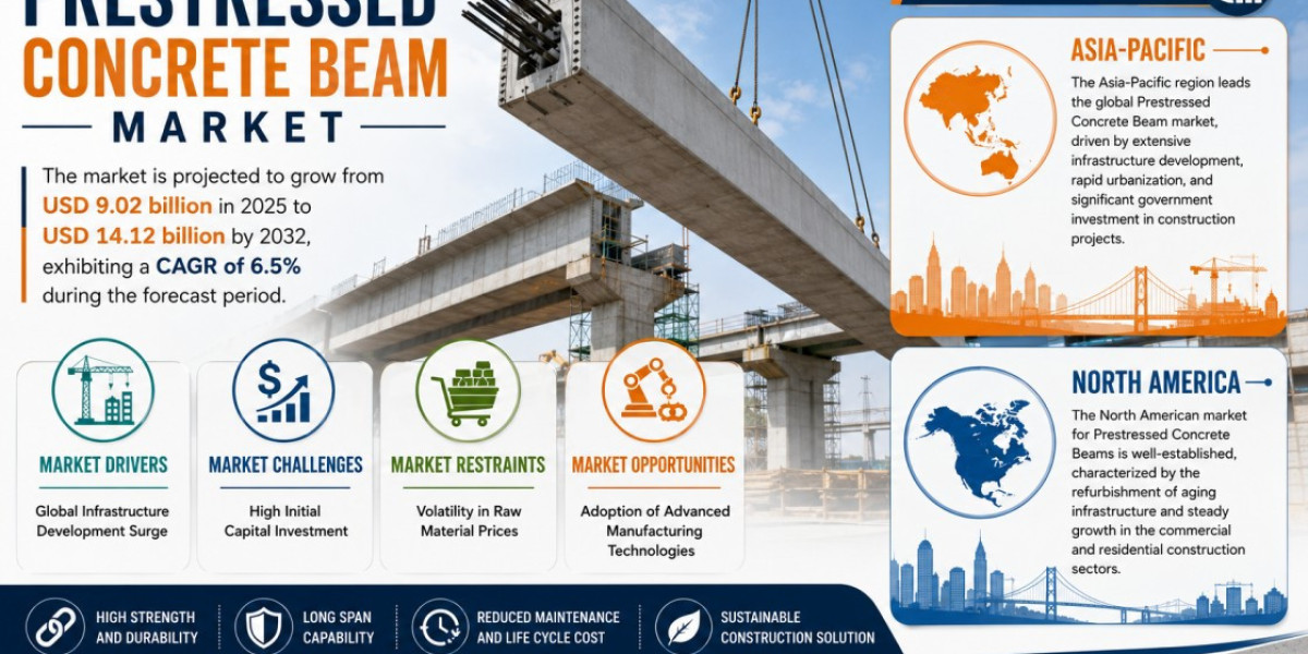 Prestressed Concrete Beam Market Set to Hit USD 14.12 Billion by 2032 at 6.5% CAGR
