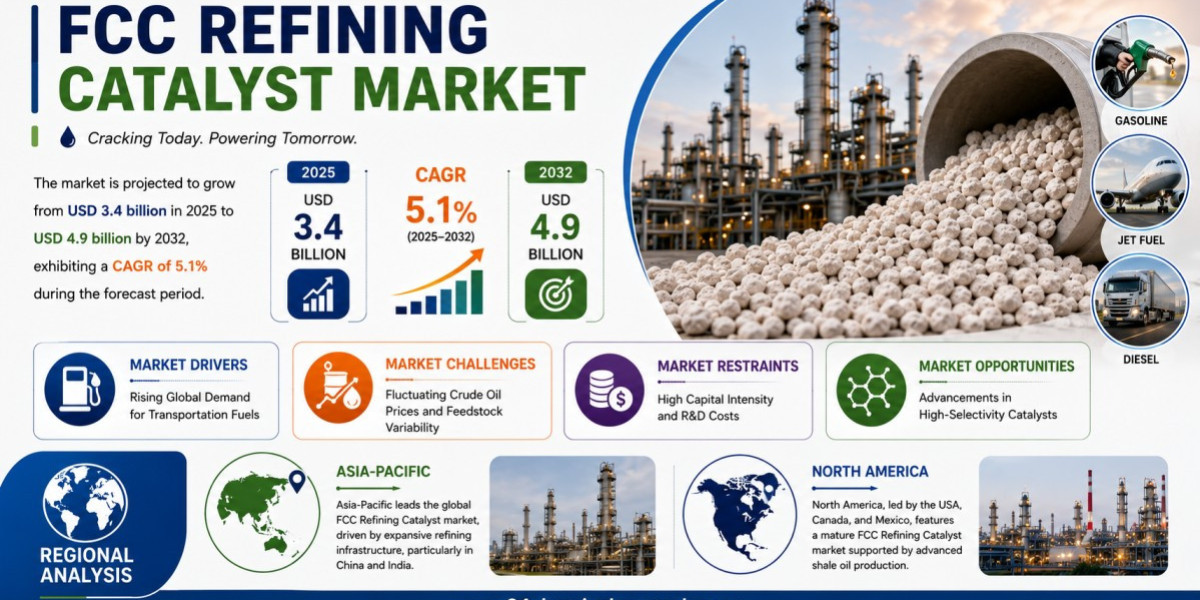 What Is Driving the FCC Refining Catalyst Market Toward USD 4.9 Billion by 2032 at 5.1% CAGR?
