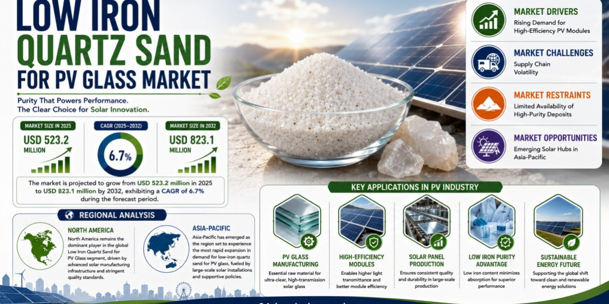 Low Iron Quartz Sand Market Set to Hit USD 823.1 Million by 2032 at 6.7% CAGR