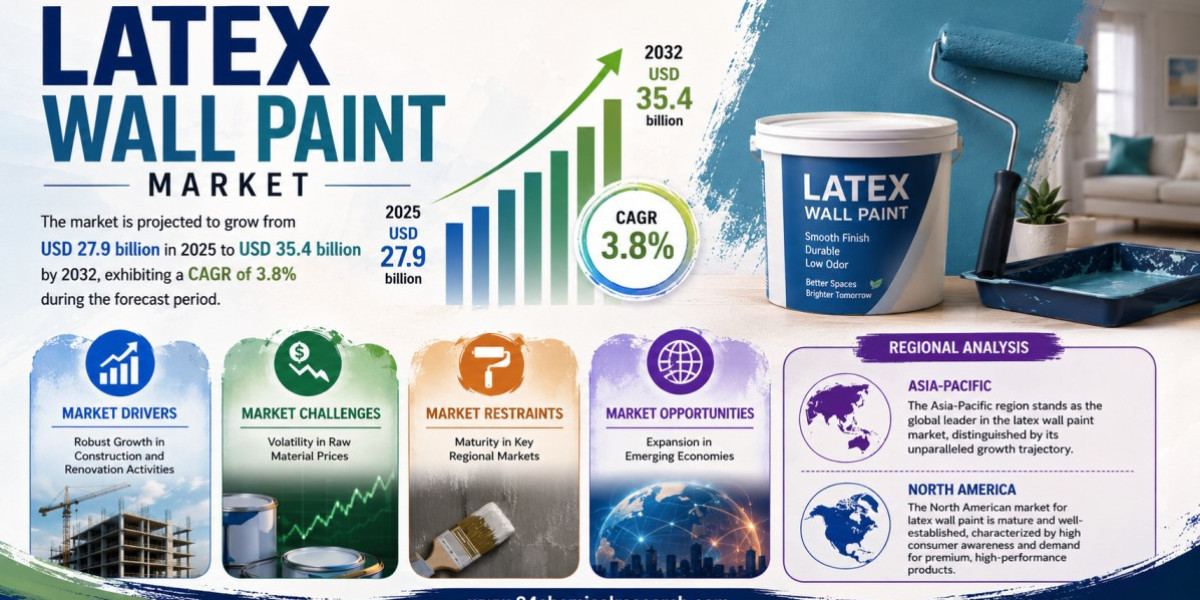 Latex Wall Paint Market Set to Hit USD 35.4 Billion by 2032 at 3.8% CAGR