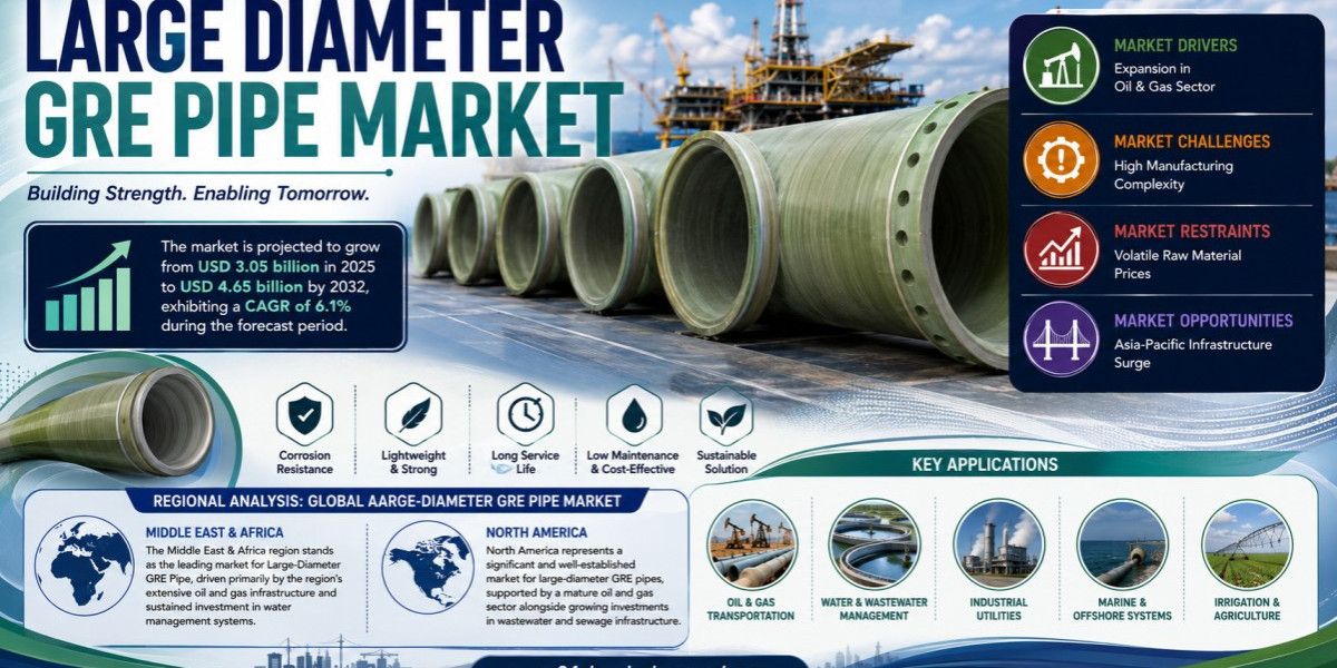 Large-Diameter GRE Pipe Market Set to Hit USD 4.65 Billion by 2032 at 6.1% CAGR