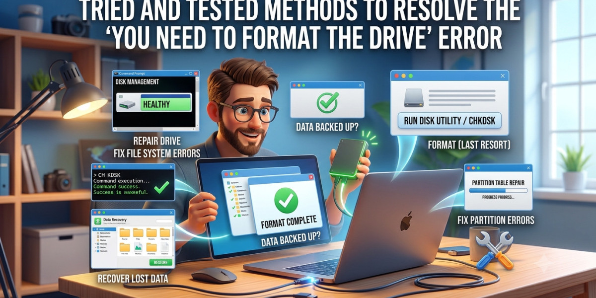 Tried and Tested Methods to Resolve the ‘You Need to Format the Drive’ Error