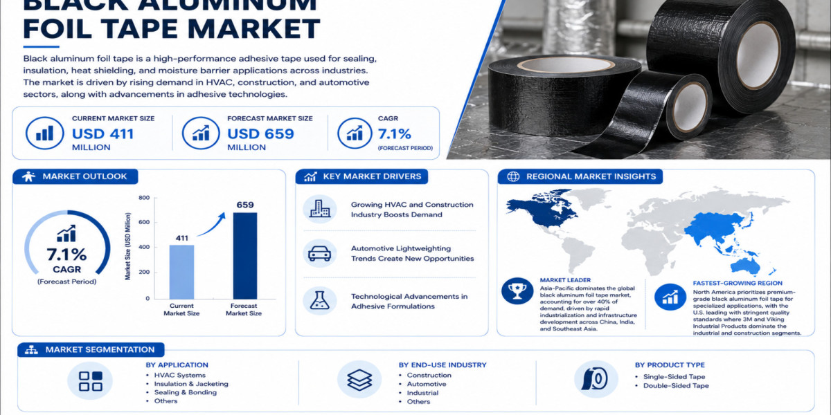 Global Black Aluminum Foil Tape Market Growing at 7.1% CAGR Through 2031
