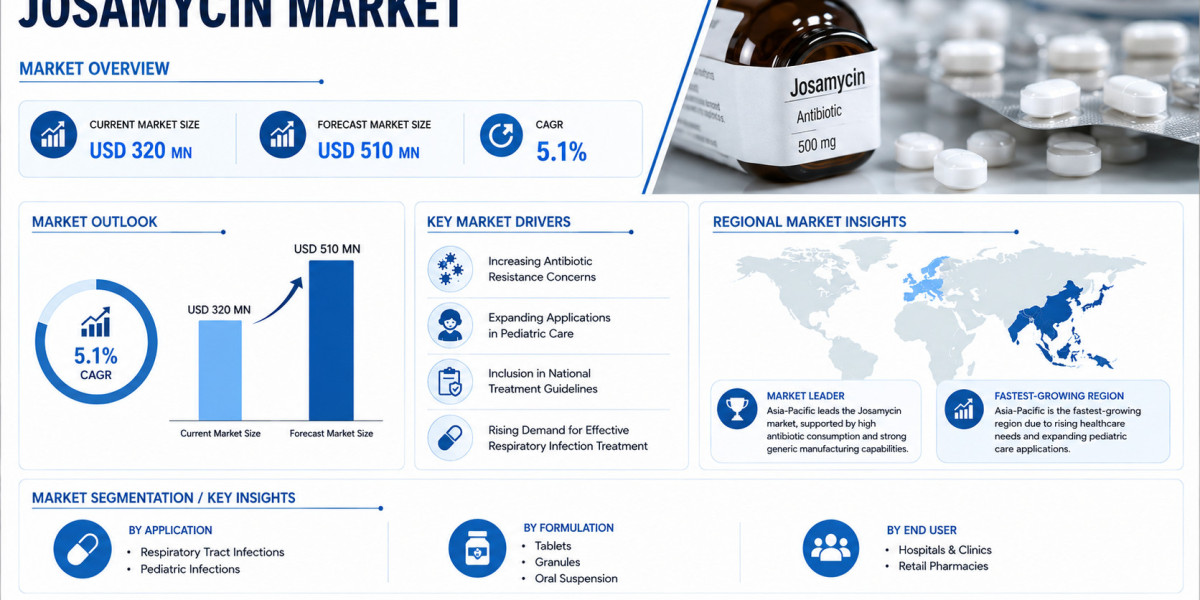 Global Josamycin Market Growing at 5.1% CAGR Through 2034
