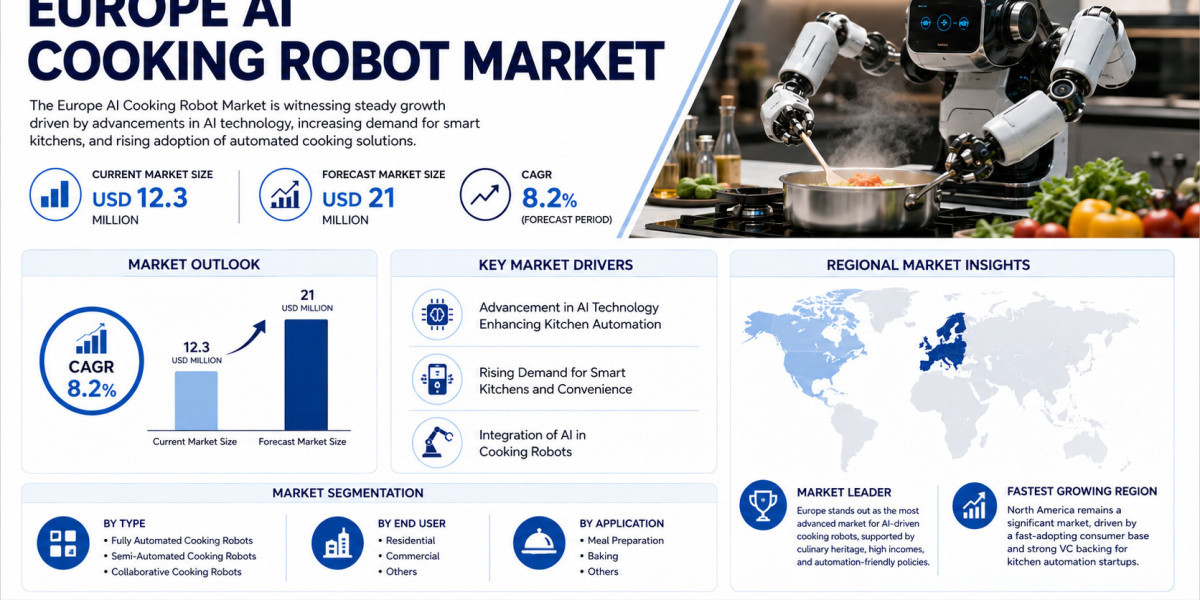Europe AI Cooking Robot Market Growing at 8.2% CAGR Through 2031