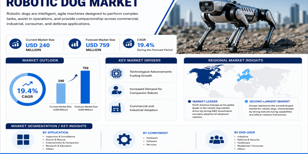 Global Robotic Dog Market Growing at 19.4% CAGR Through 2034