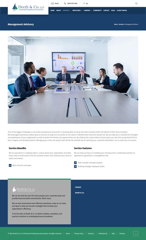 Business Management Advisory Services