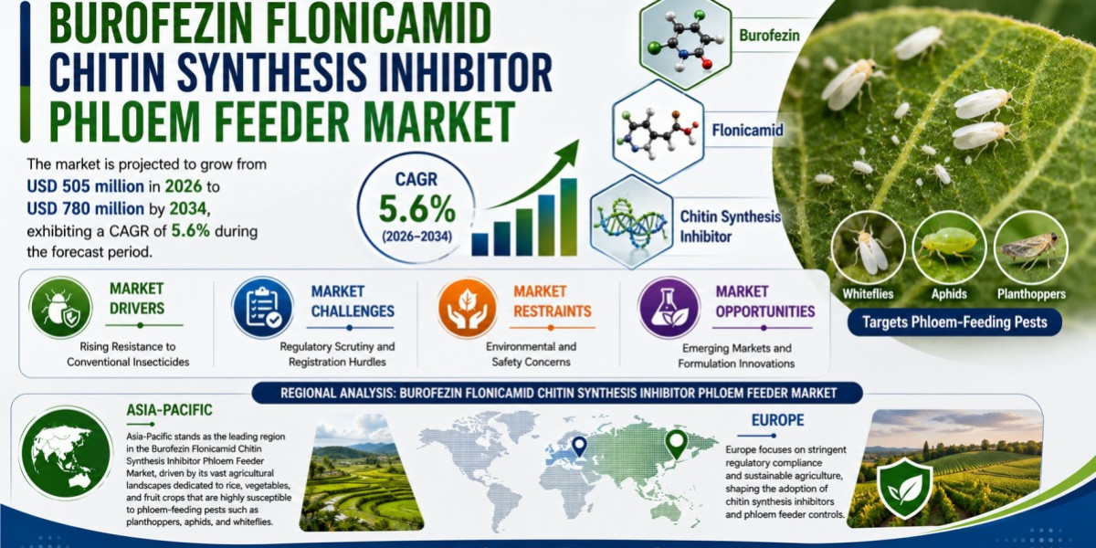 Buprofezin Flonicamid Market Set to Hit USD 780 Million by 2034 at 5.6% CAGR