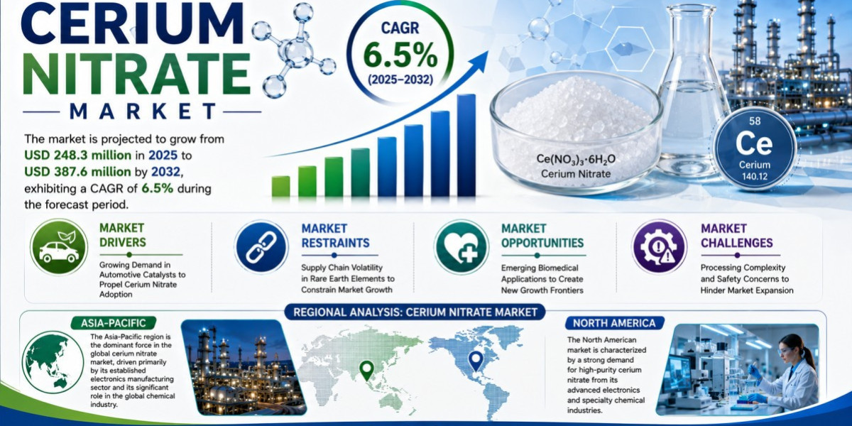 What Is Driving the Cerium Nitrate Market Toward USD 387.6 Million by 2032 at a 6.5% CAGR?