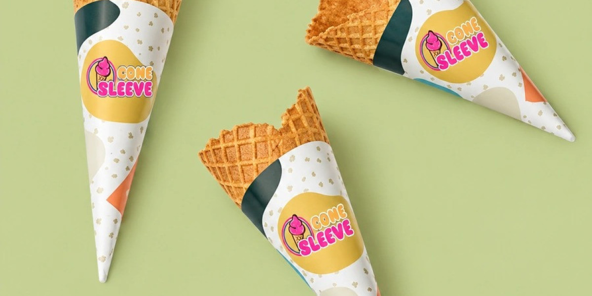 Branded Cone Sleeves Perfect for Parties & Catering Needs