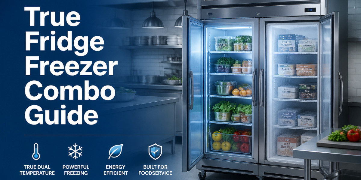 True Fridge Freezer Combo: Dual-Temperature Storage for Compact Prep Zones